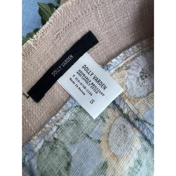 Dolly Warden Womens Sunflower Floral Midi Sheath Dress Size Small - Picture 6 of 7